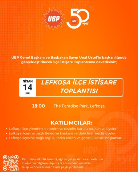 Lefkoşa İlçe İstişare Toplantımızı Geniş Bir Katılım Ve Yüksek Bir Motivasyonla Gerçekleştirdik