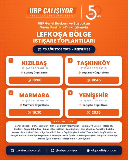 Lefkoşa’da Kızılbaş, Taşkınköy, Marmara Ve Yenişehir Örgütlerimizde Vatandaşlarımızla Bir Araya Geldik